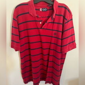 Mens Chaps brand short sleeve polo shirt